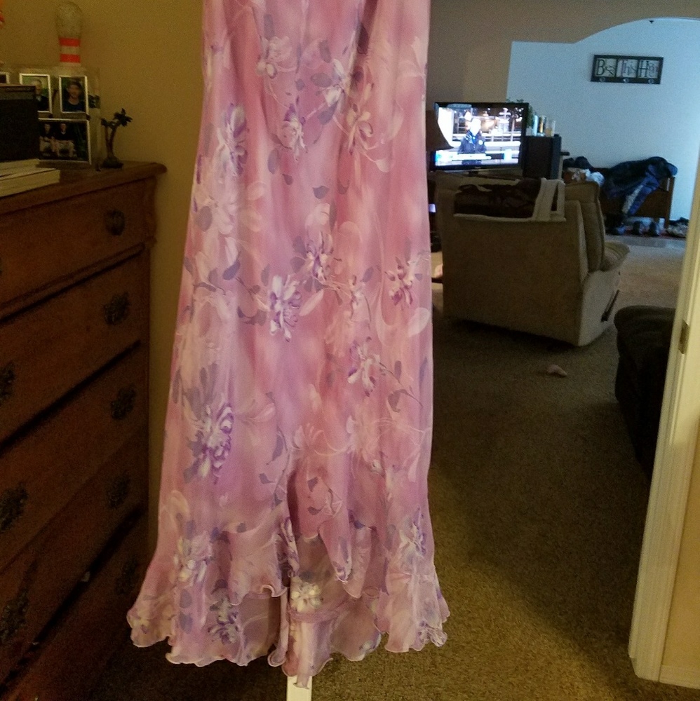 Pretty purple floral dress - Picture 2 of 2